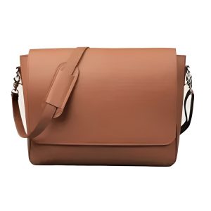 Carismatico Brown Leather Messenger Bag For Men