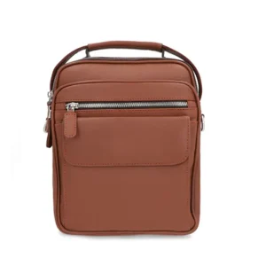 Classic Tan Messenger Genuine Leather Bag