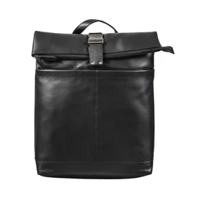 Slim Expandable Leather Backpack Bag Men and Women