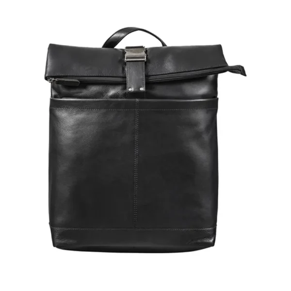 Slim Expandable Leather Backpack Bag Men and Women
