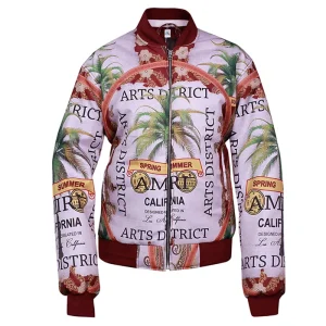 Amiri Rum Label Graphic Print Bombe