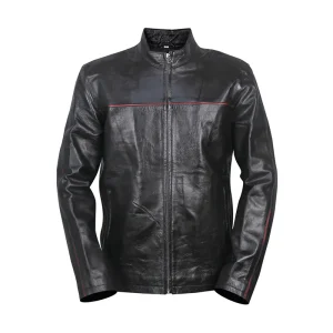 Cafe Racer Black Men’s Leather Jacket
