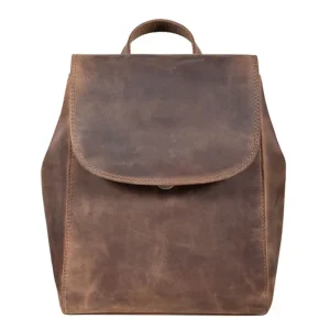 Classic Vintage Leather Backpack Bag For Women