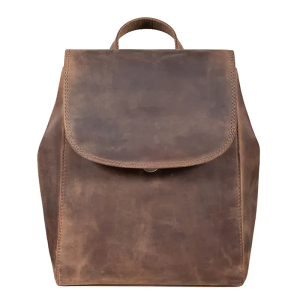 Classic Vintage Leather Backpack Bag For Women