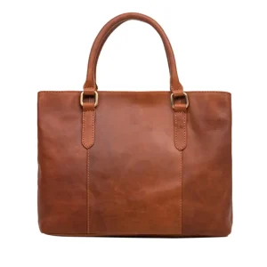 Elevate Brown Leather Handbag For Women