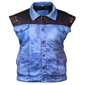 Infamous Second Son Blue Denim Vest