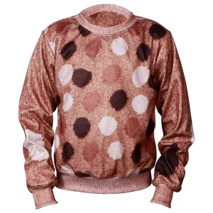 Sweatshirt Them Cream Taupe Dot