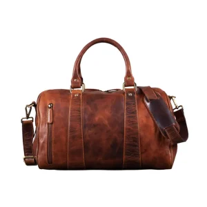 Vintage Retro Luggage Leather Bag For Men