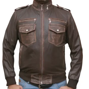 Brooklyn Nine-Nine Brown Biker Leather Jacket