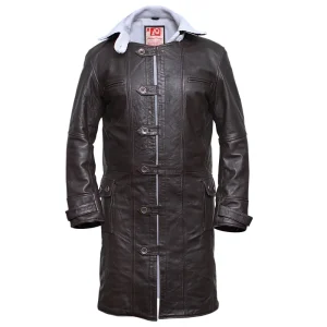 The Dark Knight Rises Tom Hardy Bane Black Leather Coat