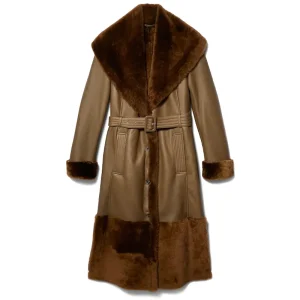 Brown-Leather-Fur-Shearling-Coat