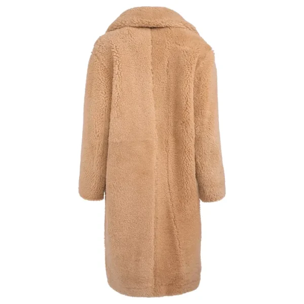 Brown Reversible Shearling Coat