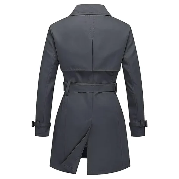 Slim Fit Lightweight Outerwear Trench Coat