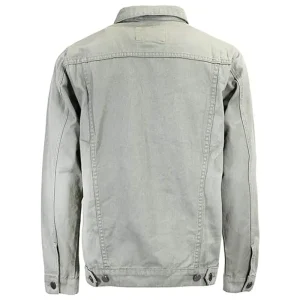 VERSATILE STYLE GREY DENIM JEAN JACKET