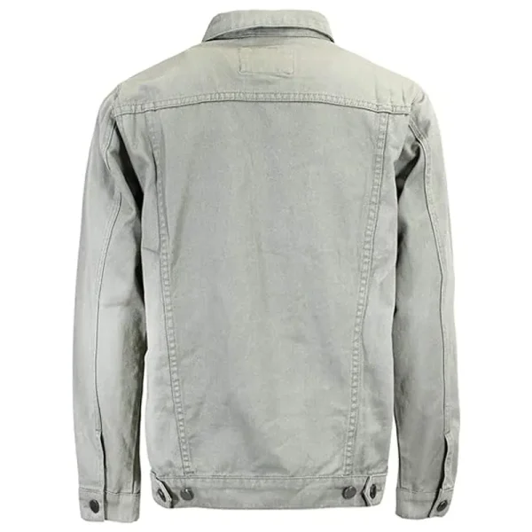 VERSATILE STYLE GREY DENIM JEAN JACKET