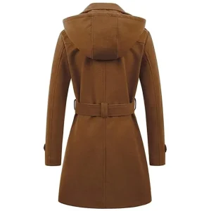 Winter Overcoat Notched Lapel Collar Overcoat