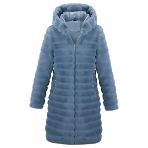 Winter Spring Fashion Shearling Fur Coat