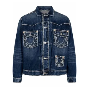X True Religion Denim Trucker Jacket