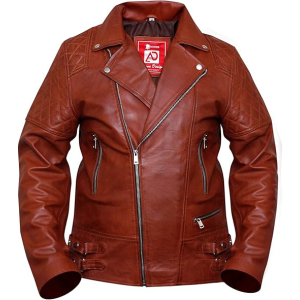 Men's Brown Lambskin Leather Jacket