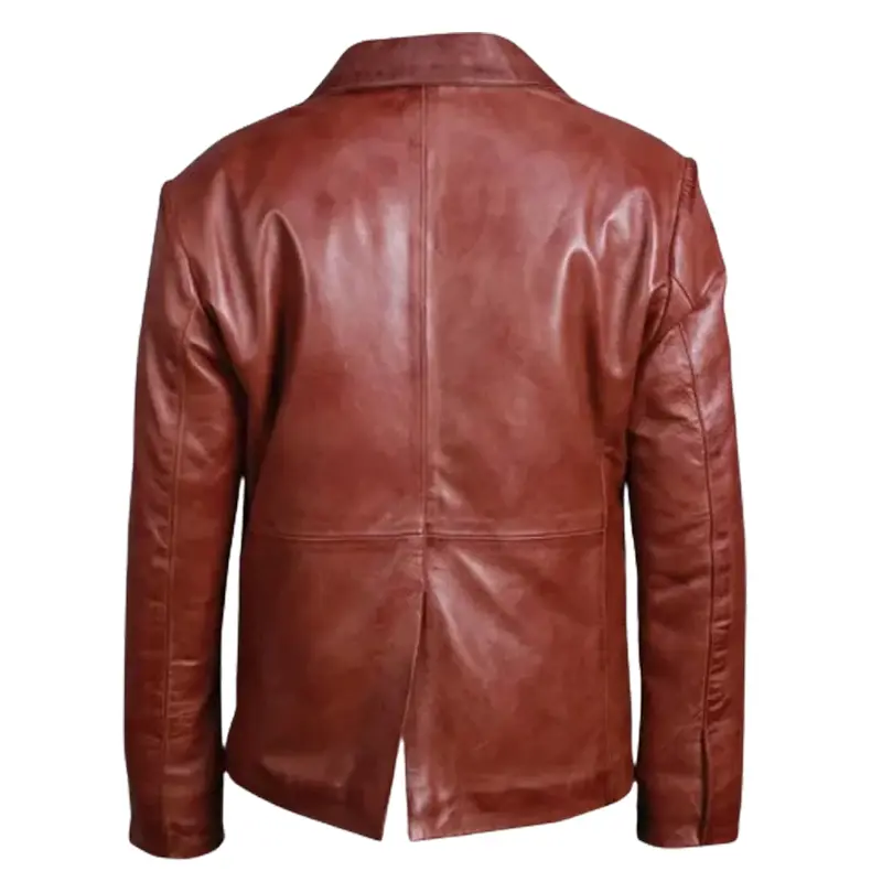 Mens-Slim-fit-Brown-Genuine-Leather-Blazer.webp